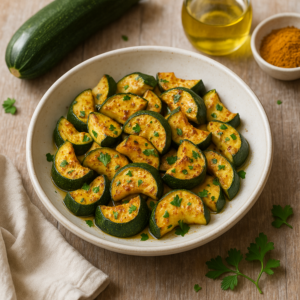 Courgette met Ras el Hanout