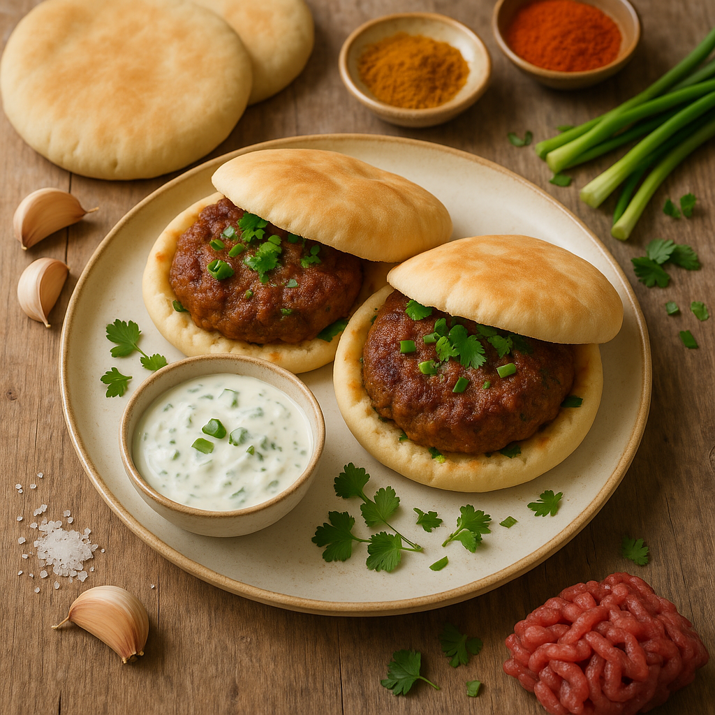 Indiase Burgers Met Raita