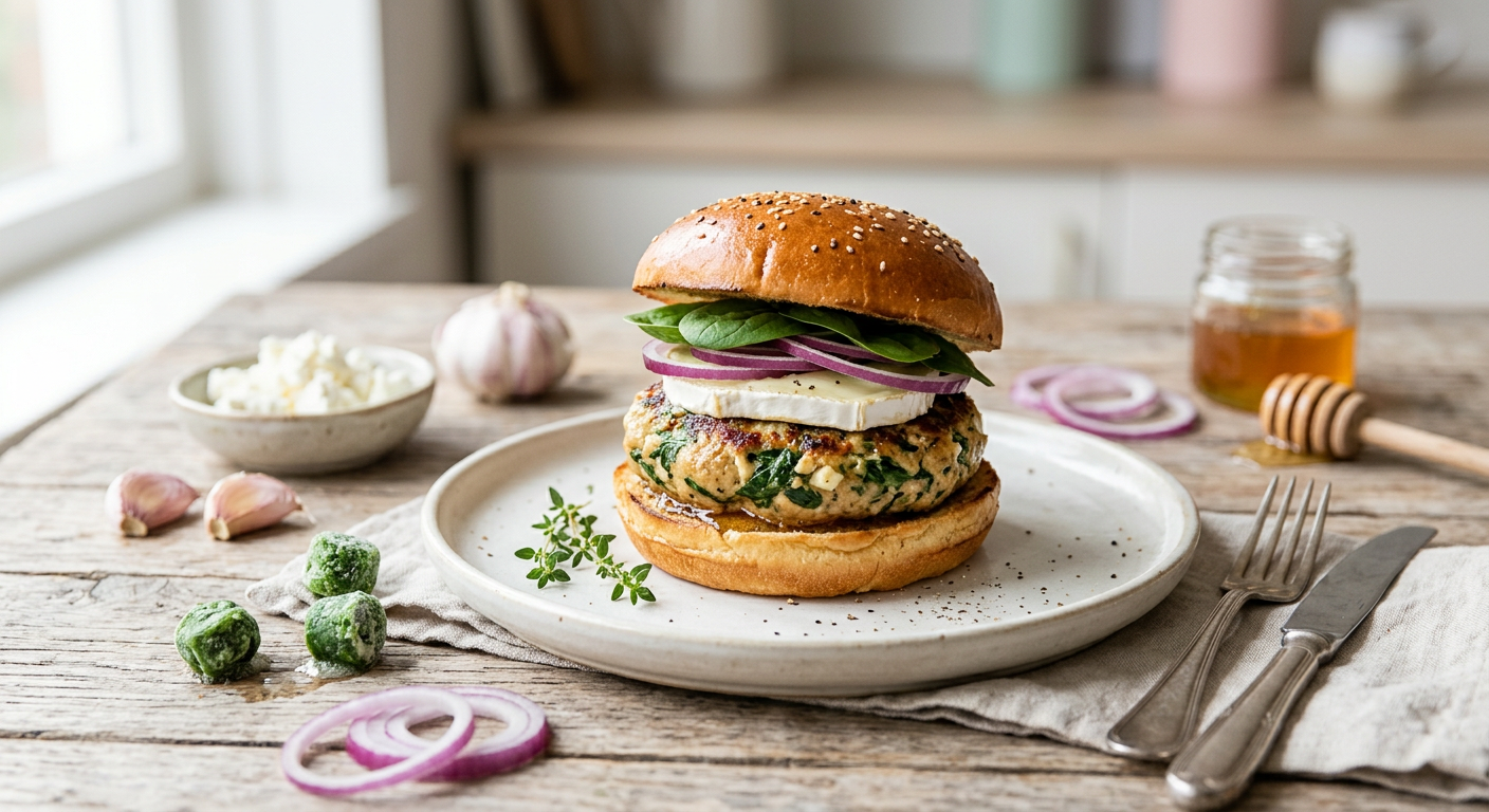 Kip Spinazie Burgers
