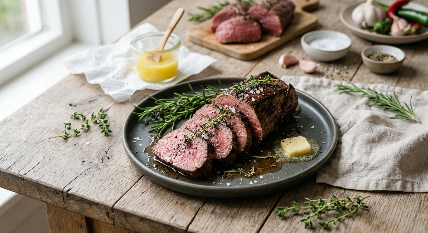 Ossenhaas bereiden (bakken, in de oven & op de BBQ)